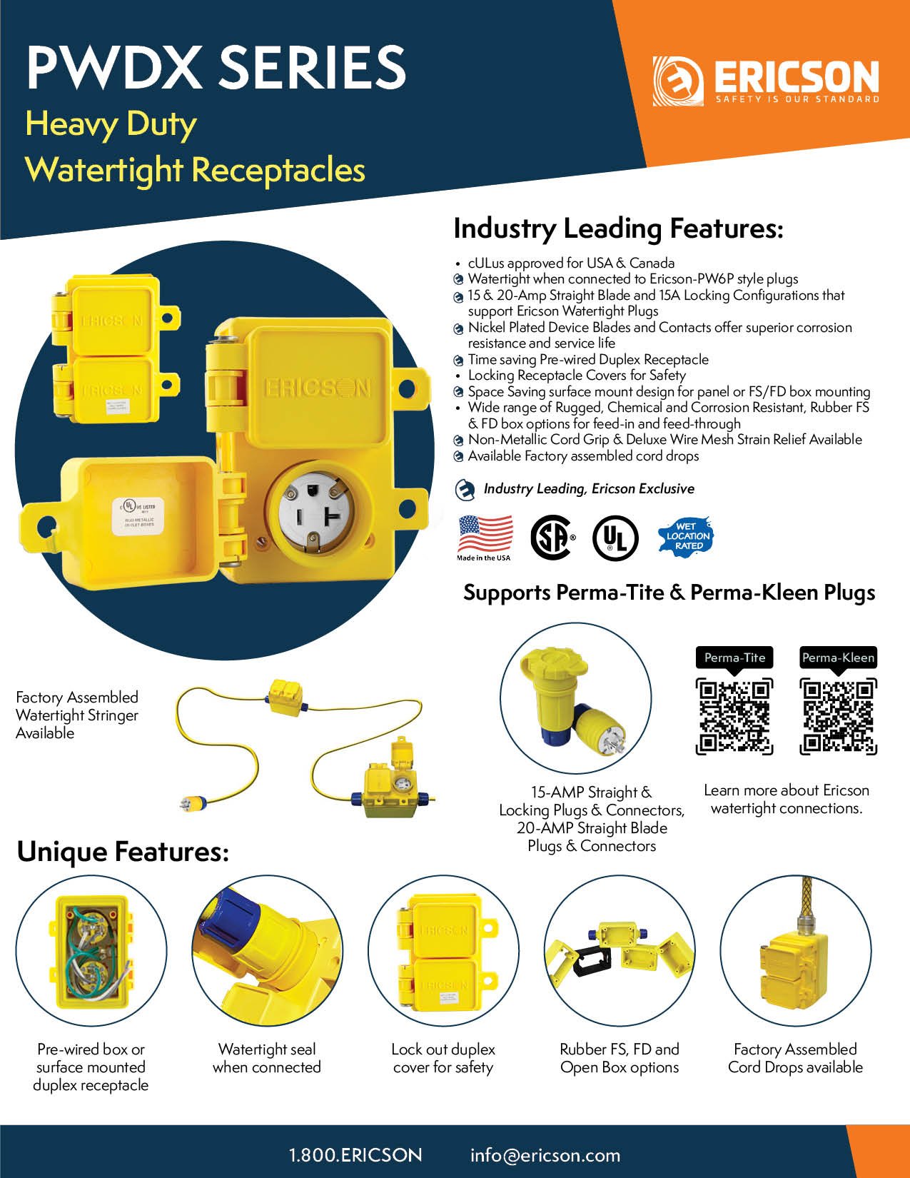 L1000512 - Ericson PWDX Watertight DPLX RCPT-2